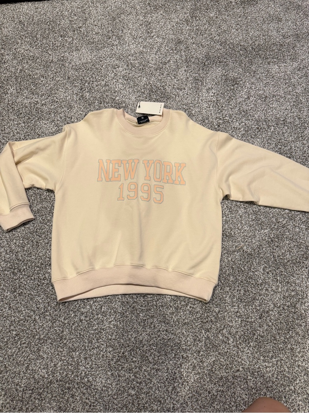 NEW YORK 1995 Crewneck Sweatshirt - Cream
